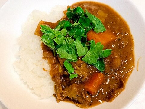 牛肉と白菜で☆甘い～りんごとはちみつのビーフカレー